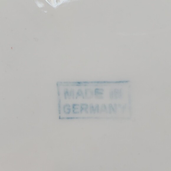 Royal Thuringia Teacup and Saucer Blue Floral - Picture 11 of 12